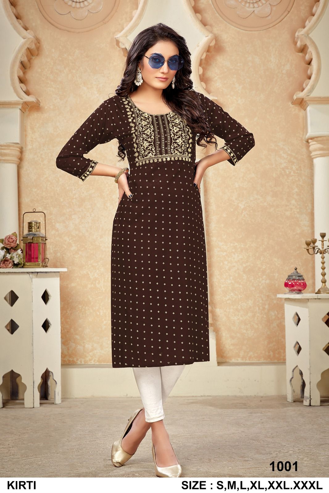 Kirti 1001 Printed Designer Kurtis Catalog
